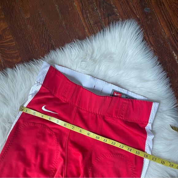 Nike Football Practice Pants Size Large Red & White - Picture 6 of 9